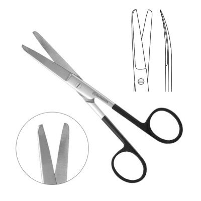 Operating Scissors SuperCut Blunt Blunt Point Curved