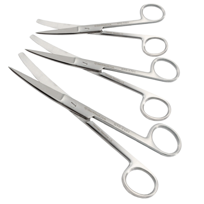 Operating Scissors Sharp Blunt Points Curved