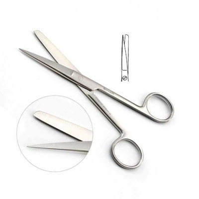 Operating Scissors Sharp Blunt Points Straight