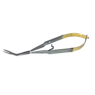 N-S Forceps 45 Degree Angle for posts, points and pedodontic crowns with lock.