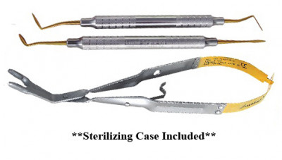 Set Periotomes-(1-es PT-MSP-1 and 1-ea. PT-MSP-2-1-ea Sterilizing case