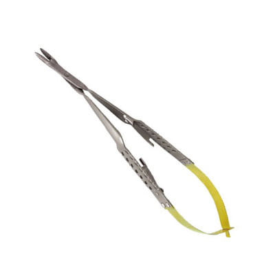 Castroviejo Needle Holder 17.75 cm Flat Handle Straight Tips