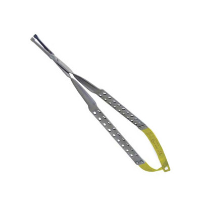 Surgical Bracket Forceps 17.75 cm with 45 Degree Angle and Thumb Lock