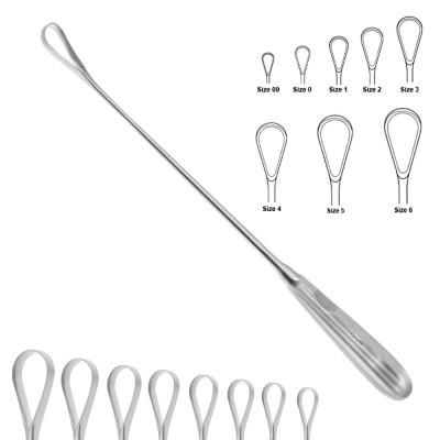 Sims Uterine Curettes Sharp Malleable