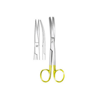 Operating Scissors Tungsten Carbide Curved