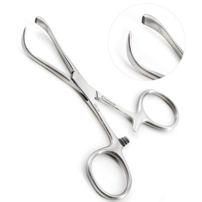 Uterine Dressing Forceps Curved