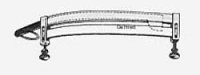 Ear Cropping Forceps Slight Curved. 5 inch