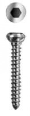 (TPLO) Tibial Plateau Leveling Osteotomy Cortex Screw 2.7mm 6mm Length Hex Head
