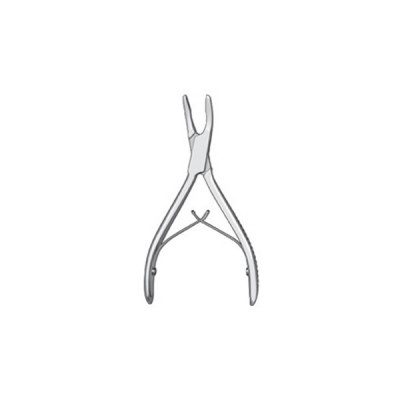 Dean (Blumenthal) Rongeur 5 3/4 inch 3 x 10mm Bite Tappered to 3mm Slightly Curved Jaw