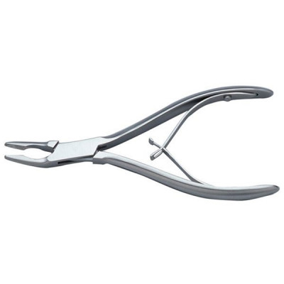 Friedman Dental Rongeur 5 1/2 inch, Slightly Curved 4mm Tip 45 Degree Angle