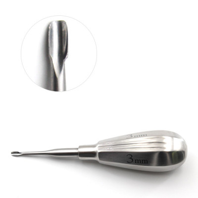 Winged Elevator 3mm Short Handle