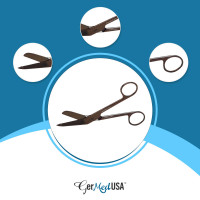 Lister Bandage Scissors 5 1/2" Gun Metal Coated