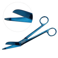 Lister Bandage Scissors 7 1/4" Blue Coated