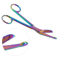 Lister Bandage Scissors 6 1/4" Rainbow Coated