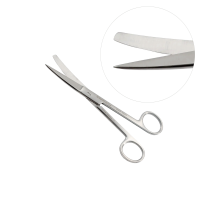 Operating Scissors Sharp Blunt Curved 4 1/2"