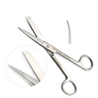 Operating Scissors Sharp Blunt Curved 5"
