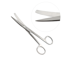 Operating Scissors Sharp Blunt Curved 5 1/2"