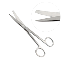 Operating Scissors Sharp Blunt Curved 6 1/2"