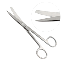 Operating Scissors Sharp Blunt Curved 7 1/2"