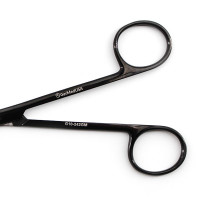Stitch Scissors Stainless Steel 4 1/2" 45 Degree Gun Metal Coated