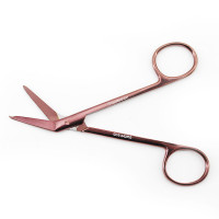 Stitch Scissors Stainless Steel 4 1/2" 45 Degree Rose Gold Coated