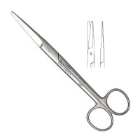 Mayo Dissecting Scissors 5 1/2" Straight Left Hand