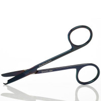 Littauer Stitch Scissors 4 1/2" Straight Gun Metal Coated