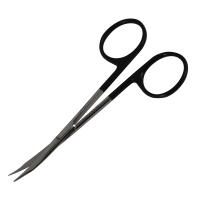 SuperCut Stevens Tenotomy Polished Scissor 4 1/2" Slightly Curved with Blunt Tips