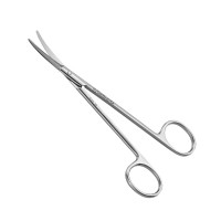 Glassman Dissecting Scissors 5" Slightly Curved Tips