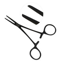 Kelly Hemostatic Forceps 5 1/2" Straight - Gun Metal Coated