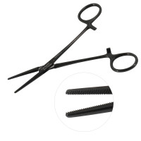 Crile Hemostatic Forceps Gun Metal Straight 5 1/2"