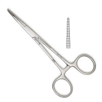 Crile Hemostatic Forceps Straight 5 1/2" Left Hand