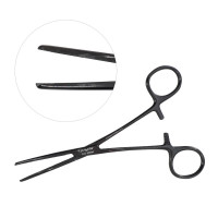 Rochester Carmalt Forceps Curved 6 1/4" Gun Metal Coated