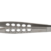 Thumb Tissue Forceps 1x2 Teeth, 5" Fenestrated Handle