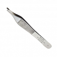 Adson Brown Tissue Forceps 7x7 Teeth Side Grasping 4 3/4"