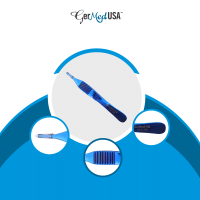 Brown Adson Forceps 4 3/4" Blue Coated 7x7 Teeth