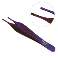 Brown Adson Forceps 4 3/4" Purple Coated