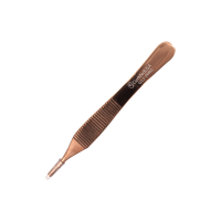 Brown Adson Forceps 4 3/4" Rose Gold Coated 7x7 Teeth