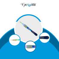 Brown Adson Forceps 4 3/4" Rainbow Coated 7x7 Teeth