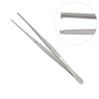 Semken Tissue Forceps 5" 1x2 Teeth Delicate