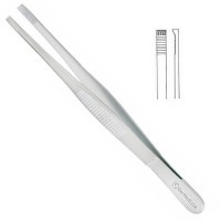 Stille Tissue Forceps 4x5 Teeth 5"