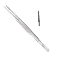 Potts Smith Dressing Forceps Serrated Jaws 8 1/4"