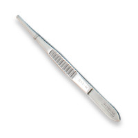 Dressing Forceps 4 1/2" Delicate Fluted Handle Serrated