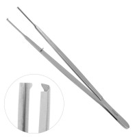 Gerald Tissue Forceps Straight 7" 1x2 Teeth