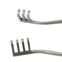 Weitlaner Retractor 3x4 Teeth 6 1/2" Blunt