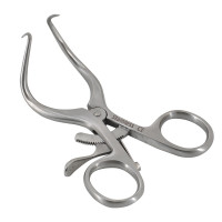 Gelpi Retractor 3 1/2" Crossover 90 Degree Angle Blunt Tips