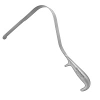 Wylie Renal Vein Retractor 13"  1" x 10" Long Horn Grip Handle