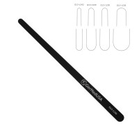 Silicone Brain Spatula 7" Extra Large 14mm/25mm Malleable Copper Silicone Coated Black