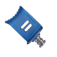 CCR Blade 8 Teeth Lateral 24x25mm Depth Titanium Blue