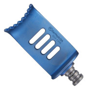 CCR Blade 8 teeth Lateral 24x45mm Depth Fenestrated Titanium Blue